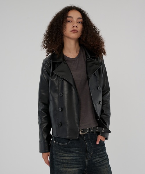 WISH FOR EVER（ウィッシュフォーエバー）の「ARTIFICIAL NAPOLEON CLASSIC SHORT JACKET/アーティフィシャル ナポレオン クラシック ショート ジャケット（ブルゾン・メンズ・ブラウン/ブラック・LARGE/MEDIUM/SMALL）」の16枚目の写真