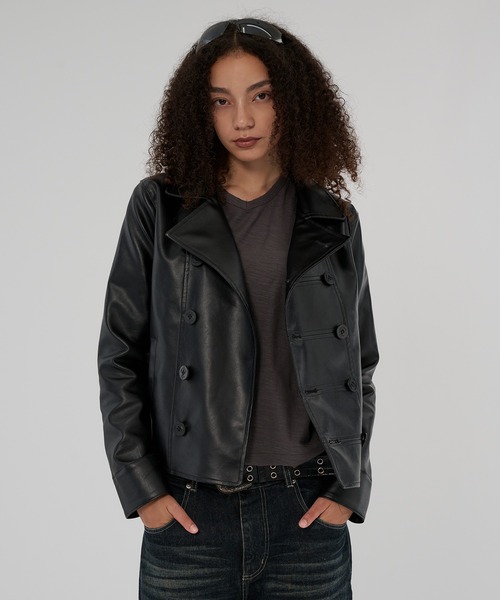 WISH FOR EVER（ウィッシュフォーエバー）の「ARTIFICIAL NAPOLEON CLASSIC SHORT JACKET/アーティフィシャル ナポレオン クラシック ショート ジャケット（ブルゾン・メンズ・ブラウン/ブラック・LARGE/MEDIUM/SMALL）」の18枚目の写真