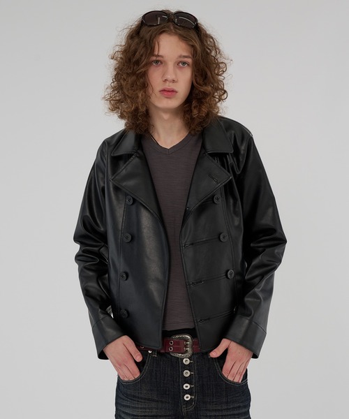 WISH FOR EVER（ウィッシュフォーエバー）の「ARTIFICIAL NAPOLEON CLASSIC SHORT JACKET/アーティフィシャル ナポレオン クラシック ショート ジャケット（ブルゾン・メンズ・ブラウン/ブラック・LARGE/MEDIUM/SMALL）」の21枚目の写真