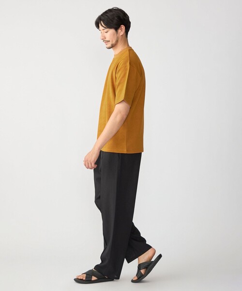SHIPS(シップス)の「SHIPS: ハウンドトゥース 膨れ ジャカード ショートスリーブ Tシャツ(Tシャツ/カットソー・メンズ・グレー/イエロー系/ブラック/ホワイト・MEDIUM/X-LARGE/SMALL/LARGE)」の22枚目の写真
