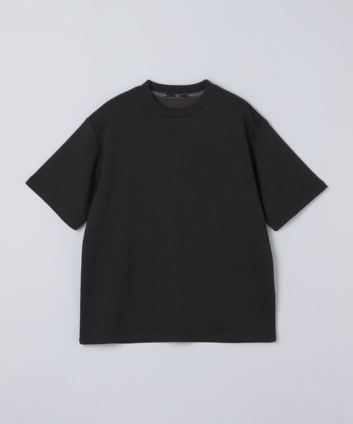 SHIPS(シップス)の「SHIPS: ハウンドトゥース 膨れ ジャカード ショートスリーブ Tシャツ(Tシャツ/カットソー・メンズ・グレー/イエロー系/ブラック/ホワイト・MEDIUM/X-LARGE/SMALL/LARGE)」の13枚目の写真