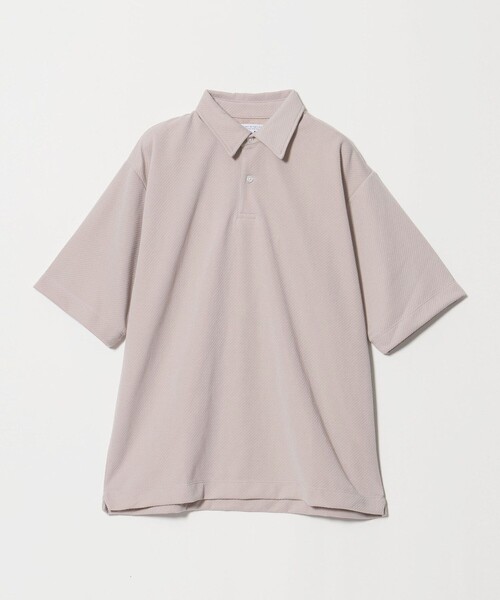 A DAY IN THE LIFE UNITED ARROWS（アデイインザライフユナイテッドアローズ）の「バウンシー ツイル リラックスポロシャツ＜A DAY IN THE LIFE＞（ポロシャツ・メンズ・ベージュ/ネイビー/ホワイト・L/M）」の2枚目の写真