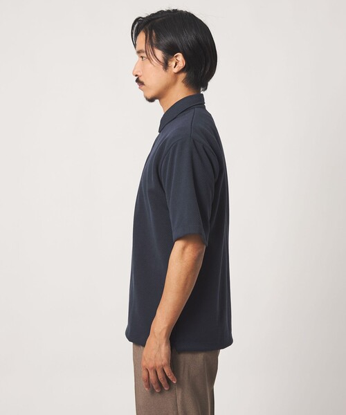 A DAY IN THE LIFE UNITED ARROWS（アデイインザライフユナイテッドアローズ）の「バウンシー ツイル リラックスポロシャツ＜A DAY IN THE LIFE＞（ポロシャツ・メンズ・ベージュ/ネイビー/ホワイト・L/M）」の11枚目の写真
