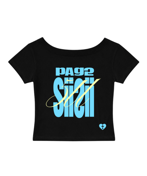 PAGESIISII(ページシシ)の「ボールド511 ミントプリントワンショルダー スリムフィット半袖Tシャツ ホワイト(Tシャツ/カットソー・レディース・その他・MEDIUM)」の2枚目の写真