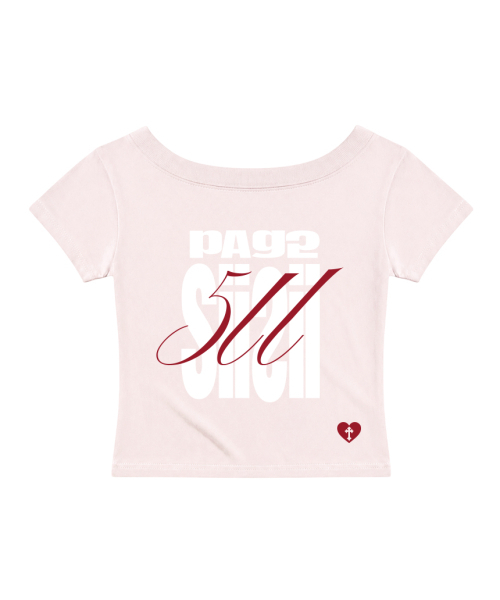 PAGESIISII(ページシシ)の「ボールド511 ミントプリントワンショルダー スリムフィット半袖Tシャツ ホワイト(Tシャツ/カットソー・レディース・その他・MEDIUM)」の5枚目の写真