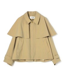 MACPHEE | コットンナイロンシャンブレー ケープコート(その他アウター)