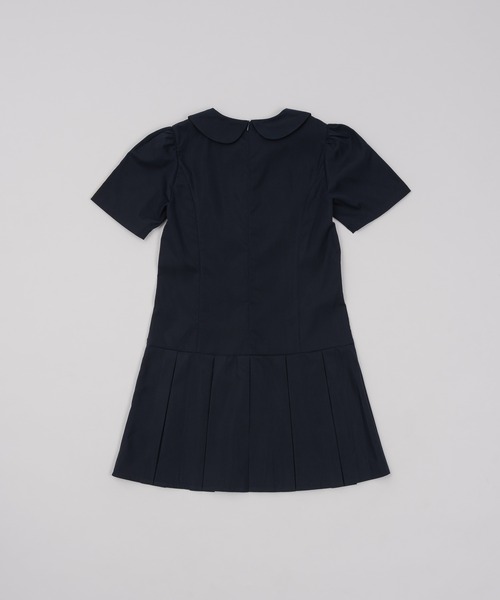 shesaidthat(シーセッドザット)の「shesaidthat - 丸襟プリーツワンピース / Round Collar Pleated Dress(ワンピース・レディース・ネイビー/ダークグレー・FREE)」の15枚目の写真