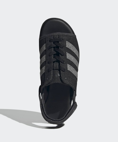 adidas（アディダス）の「ガゼル ボールド サンダル / GAZELLE BOLD SANDALS / アディダスオリジナルス adidas Originals　厚底サンダル（サンダル・レディース・ブラック・25.5cm/24.5cm/28.5cm/27.5cm/26.5cm/22.5cm/23.5cm）」の2枚目の写真