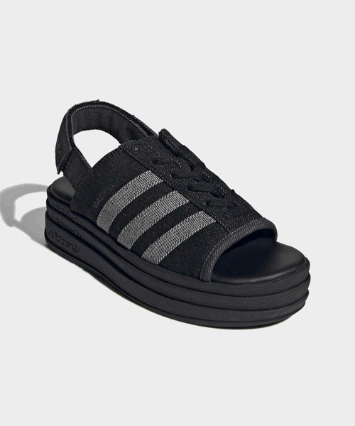 adidas（アディダス）の「ガゼル ボールド サンダル / GAZELLE BOLD SANDALS / アディダスオリジナルス adidas Originals　厚底サンダル（サンダル・レディース・ブラック・25.5cm/24.5cm/28.5cm/27.5cm/26.5cm/22.5cm/23.5cm）」の4枚目の写真