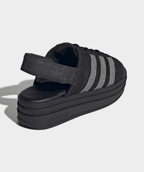 adidas（アディダス）の「ガゼル ボールド サンダル / GAZELLE BOLD SANDALS / アディダスオリジナルス adidas Originals　厚底サンダル（サンダル・レディース・ブラック・25.5cm/24.5cm/28.5cm/27.5cm/26.5cm/22.5cm/23.5cm）」の5枚目の写真
