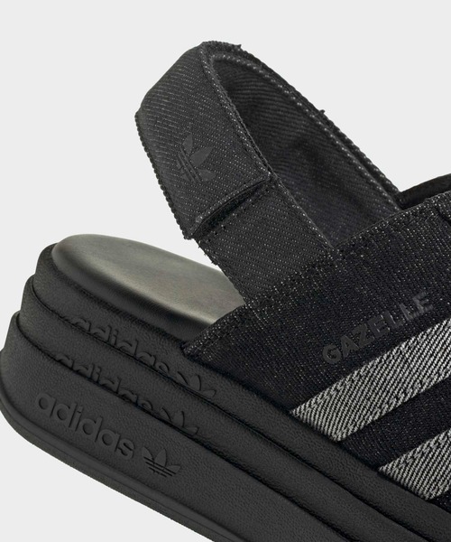 adidas（アディダス）の「ガゼル ボールド サンダル / GAZELLE BOLD SANDALS / アディダスオリジナルス adidas Originals　厚底サンダル（サンダル・レディース・ブラック・25.5cm/24.5cm/28.5cm/27.5cm/26.5cm/22.5cm/23.5cm）」の8枚目の写真