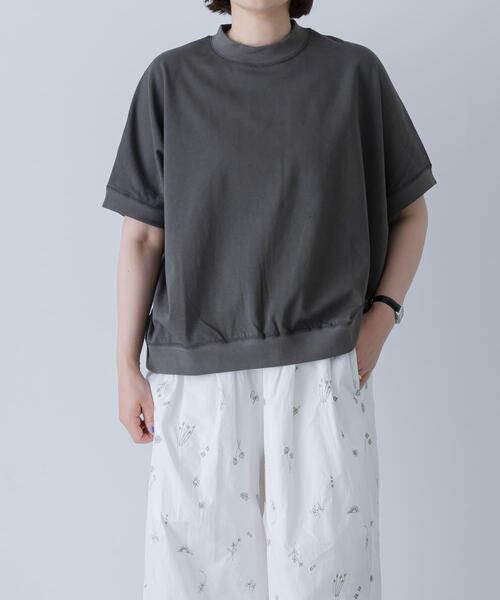 かぐれ(カグレ)の「天竺 ワイドプルオーバー(Tシャツ/カットソー・レディース・ブラック/グレー系その他・FREE)」の4枚目の写真
