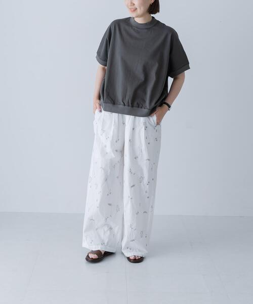 かぐれ(カグレ)の「天竺 ワイドプルオーバー(Tシャツ/カットソー・レディース・ブラック/グレー系その他・FREE)」の5枚目の写真