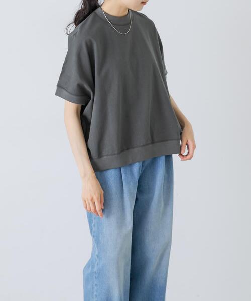 かぐれ(カグレ)の「天竺 ワイドプルオーバー(Tシャツ/カットソー・レディース・ブラック/グレー系その他・FREE)」の6枚目の写真
