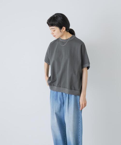 かぐれ(カグレ)の「天竺 ワイドプルオーバー(Tシャツ/カットソー・レディース・ブラック/グレー系その他・FREE)」の7枚目の写真