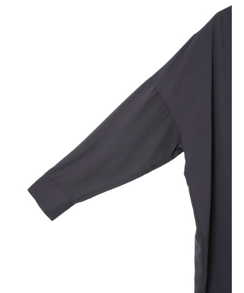 mizuiroind（ミズイロインド）の「mizuiro ind T/Rワイドチュニックシャツ（シャツ/ブラウス・レディース・ベージュ/ブラック/ネイビー/サンドベージュ・FREE）」の18枚目の写真