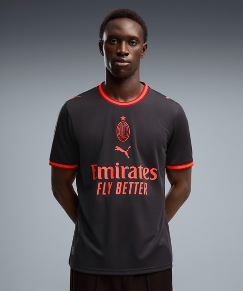 PUMA форма MEN 2026-27 AC Milan, домашняя, реплика, полуспортивная, короткий рукав, унисекс.