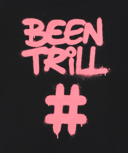 BEENTRILL(ビントリル)の「ウィメンズスプレーハッシュタグ半袖Tシャツ(ブラック)(Tシャツ/カットソー・レディース・その他・SMALL/X-SMALL)」の3枚目の写真