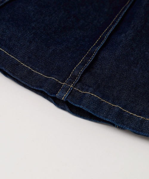 URBAN CHERRY(アーバンチェリー)の「【3点セット】ノースリーブトップス+フラワーキャミ+デニムスカート(キャミソール・キッズ・レッド・110cm/120cm/130cm/140cm)」の4枚目の写真