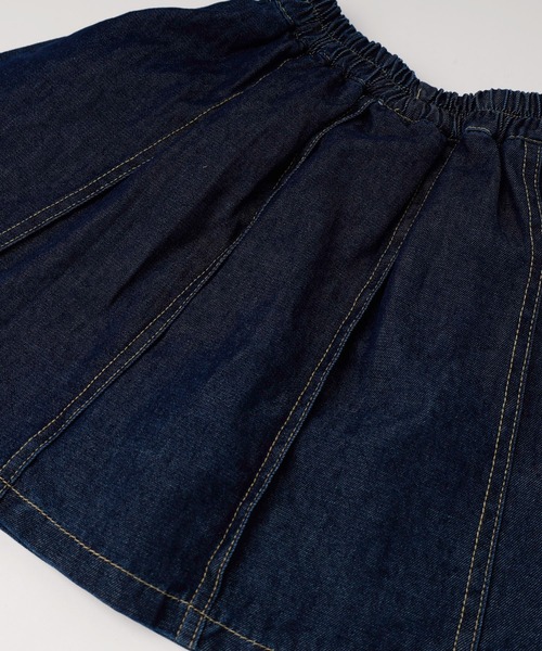 URBAN CHERRY(アーバンチェリー)の「【3点セット】ノースリーブトップス+フラワーキャミ+デニムスカート(キャミソール・キッズ・レッド・110cm/120cm/130cm/140cm)」の8枚目の写真