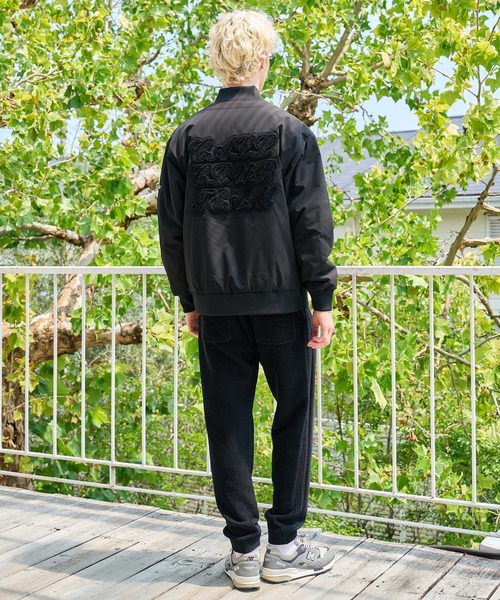 CALL&RESPONSE（コールアンドレスポンス）の「mp15231- ﾃﾞｻﾞｲﾝﾛｺﾞｼﾞｬｶｰﾄﾞﾆｯﾄPT(264-1551-06)（その他パンツ・メンズ・ブラック/グレイッシュベージュ・4/2）」の14枚目の写真