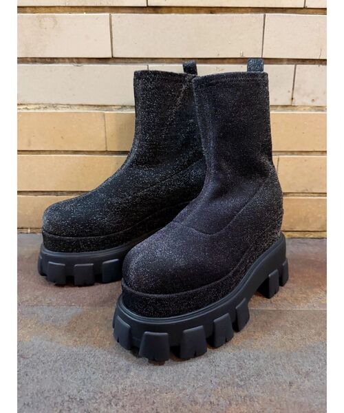 EVRIS(エヴリス)の「ストレッチフィットプラットフォームブーツ(ブーツ・レディース・ブラック/その他1・SMALL/MEDIUM/LARGE)」の18枚目の写真