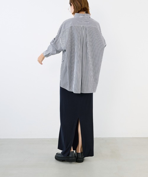 TICCA(ティッカ)の「【TICCA】スクエアビッグストライプシャツ(シャツ/ブラウス・レディース・ホワイト×ブラック・1)」の9枚目の写真