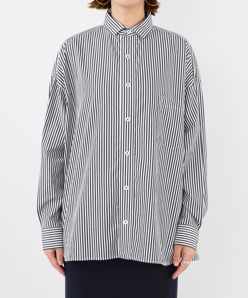 TICCA(ティッカ)の「【TICCA】スクエアビッグストライプシャツ(シャツ/ブラウス・レディース・ホワイト×ブラック・1)」の10枚目の写真