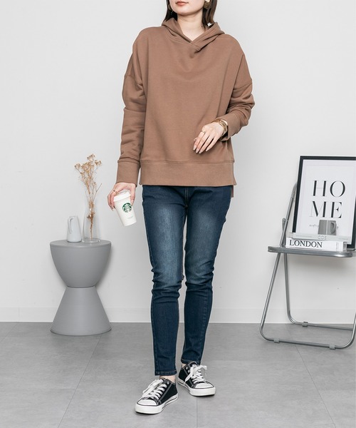 ElegChic(エレグシック)の「美脚スキニーパンツ(その他パンツ・レディース・ブルー系その他2/ネイビー系/カーキ/ホワイト系その他/チャコールグレー/ブルー系その他/ブラック/ベージュ系その他/ブルー/カーキ系/グレー系その他/ダークネイビー/ホワイト系その他2/ベージュ/ライトブルー/ネイビー系1/ブラック系その他/ネイビー・L/M/XXL/XL/4L)」の13枚目の写真