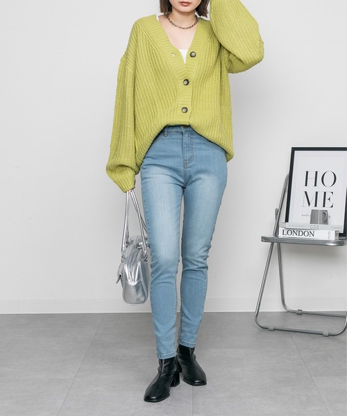 ElegChic(エレグシック)の「美脚スキニーパンツ(その他パンツ・レディース・ブルー系その他2/ネイビー系/カーキ/ホワイト系その他/チャコールグレー/ブルー系その他/ブラック/ベージュ系その他/ブルー/カーキ系/グレー系その他/ダークネイビー/ホワイト系その他2/ベージュ/ライトブルー/ネイビー系1/ブラック系その他/ネイビー・L/M/XXL/XL/4L)」の14枚目の写真