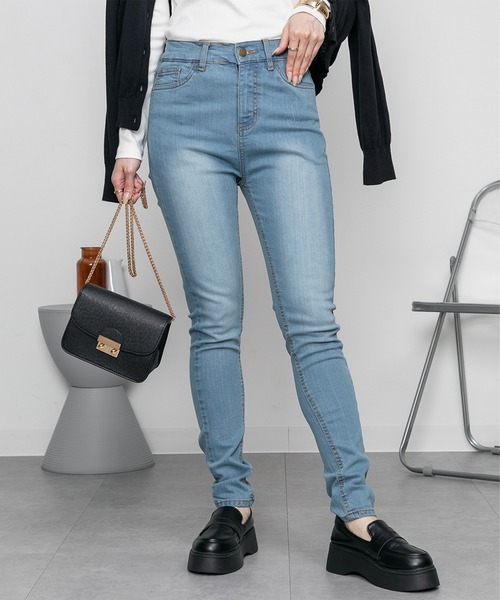 ElegChic(エレグシック)の「美脚スキニーパンツ(その他パンツ・レディース・ブルー系その他2/ネイビー系/カーキ/ホワイト系その他/チャコールグレー/ブルー系その他/ブラック/ベージュ系その他/ブルー/カーキ系/グレー系その他/ダークネイビー/ホワイト系その他2/ベージュ/ライトブルー/ネイビー系1/ブラック系その他/ネイビー・L/M/XXL/XL/4L)」の17枚目の写真