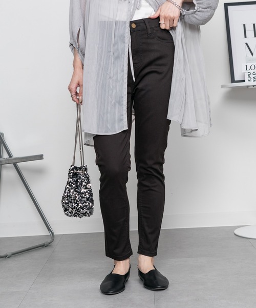 ElegChic(エレグシック)の「美脚スキニーパンツ(その他パンツ・レディース・ブルー系その他2/ネイビー系/カーキ/ホワイト系その他/チャコールグレー/ブルー系その他/ブラック/ベージュ系その他/ブルー/カーキ系/グレー系その他/ダークネイビー/ホワイト系その他2/ベージュ/ライトブルー/ネイビー系1/ブラック系その他/ネイビー・L/M/XXL/XL/4L)」の22枚目の写真