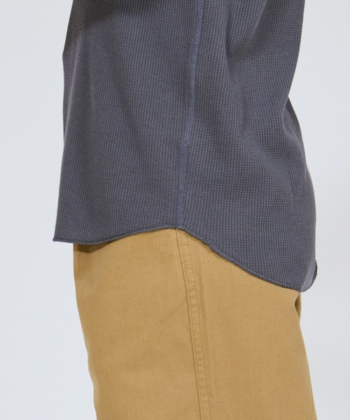 HANES（ヘインズ）の「【Hanes/ヘインズ】レディース Thermal for HER ロングスリーブTシャツ（Tシャツ/カットソー・レディース・オフホワイト/レッド/グレー系・LARGE/MEDIUM）」の18枚目の写真