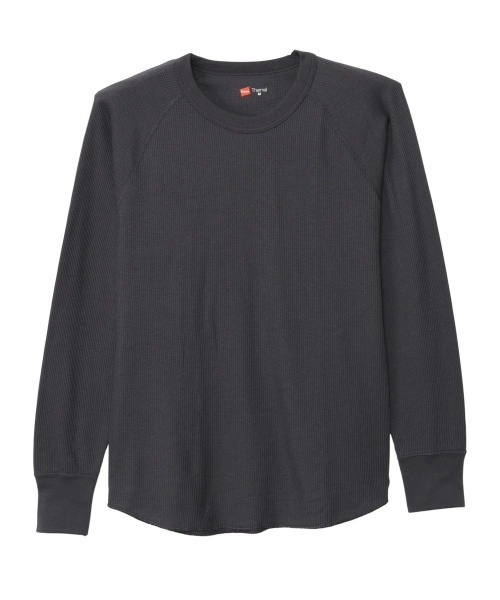 HANES（ヘインズ）の「【Hanes/ヘインズ】レディース Thermal for HER ロングスリーブTシャツ（Tシャツ/カットソー・レディース・オフホワイト/レッド/グレー系・LARGE/MEDIUM）」の21枚目の写真