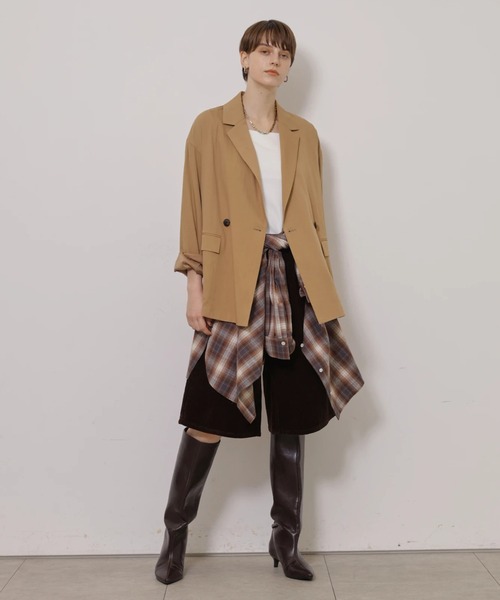 CADUNE(カデュネ)の「コーデュロイハーフパンツ(その他パンツ・レディース・オフホワイト/ブラウン・38/36)」の17枚目の写真