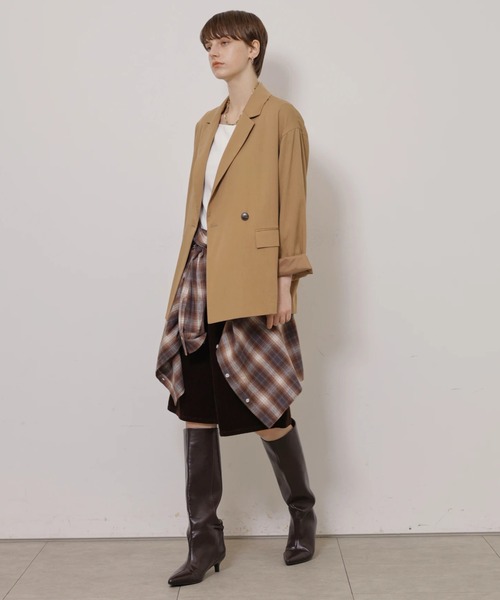 CADUNE(カデュネ)の「コーデュロイハーフパンツ(その他パンツ・レディース・オフホワイト/ブラウン・38/36)」の18枚目の写真