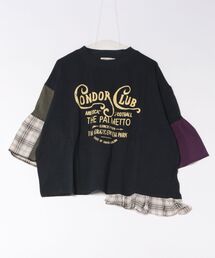 CUBE SUGAR（キューブシュガー）の「CUBE SUGAR/キューブシュガー　裾フリル リメイク風PO（Tシャツ/カットソー）」