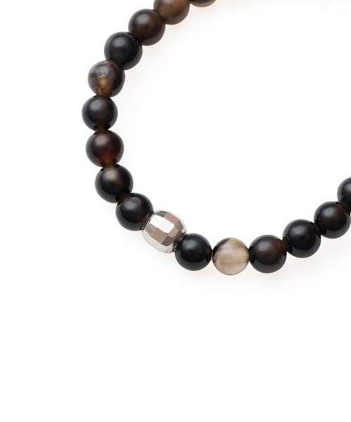 Irise coffret（イリスコフレ）の「［Terra］ブラックアゲート リング｜Black agate ring（リング・レディース・ブラック・11号/13号/15号/17号/19号）」の2枚目の写真