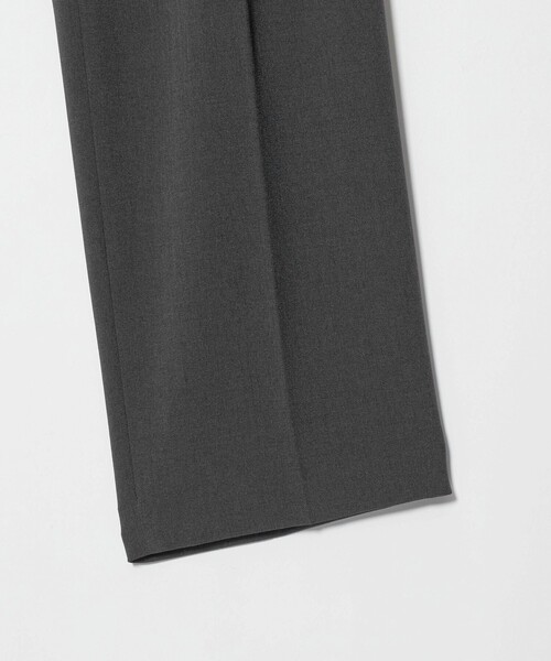 BEAUTY&YOUTH UNITED ARROWS(ビューティーアンドユースユナイテッドアローズ)の「ポリエステルブレンド メランジ バックゴム ストレートパンツ 防シワ ウォッシャブル(スラックス・レディース・ダークグレー/モカ・S/M/L/XS)」の8枚目の写真