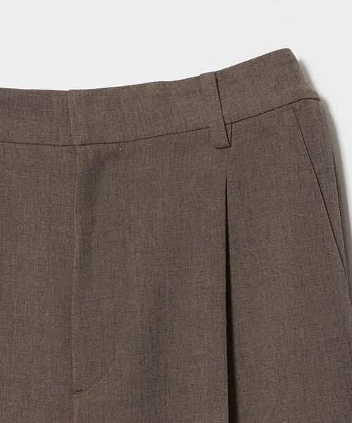 BEAUTY&YOUTH UNITED ARROWS(ビューティーアンドユースユナイテッドアローズ)の「ポリエステルブレンド メランジ バックゴム ストレートパンツ 防シワ ウォッシャブル(スラックス・レディース・ダークグレー/モカ・S/M/L/XS)」の10枚目の写真