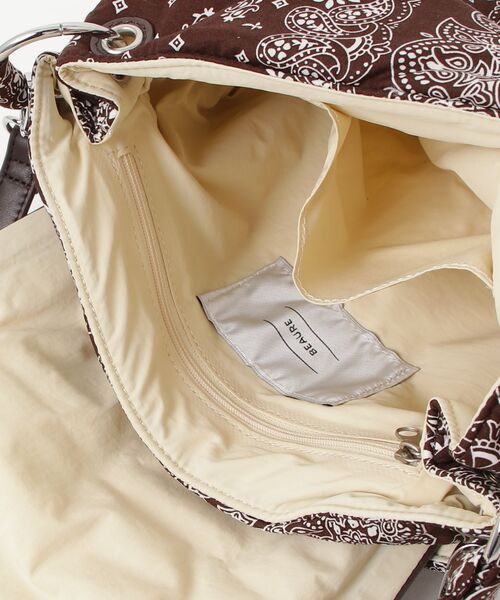 Beau're(ヴュレ)の「【BEAURE/ビュレ】ペイズリー柄 2WAYミニショルダー B-26353(ショルダーバッグ・レディース・ブラウン/ベージュ・FREE)」の20枚目の写真