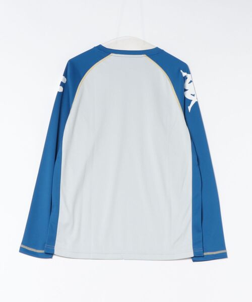 Kappa(カッパ)の「長袖Tシャツ織ステッチ×オミニ(Tシャツ/カットソー・メンズ・ブラック/ブルー・X-LARGE/MEDIUM/LARGE)」の3枚目の写真