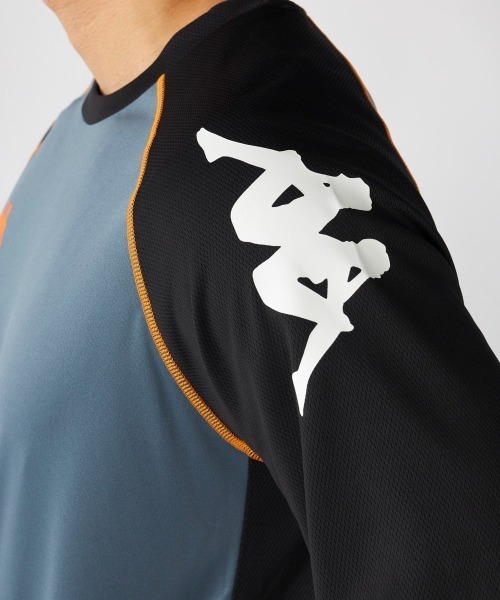 Kappa(カッパ)の「長袖Tシャツ織ステッチ×オミニ(Tシャツ/カットソー・メンズ・ブラック/ブルー・X-LARGE/MEDIUM/LARGE)」の8枚目の写真