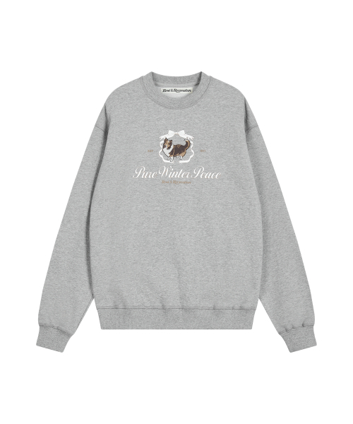 Rest&Recreation(レストアンドレクリエーション)の「RiRi LOGO SWEATSHIRT - GREY(スウェット・メンズ・その他・ONE)」の1枚目の写真