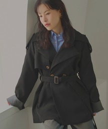 ツイルミドルトレンチコート