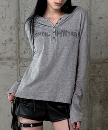 Static Sleeve Hoodie - Gray