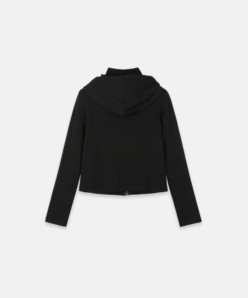 NACHE(ナチェ)の「DETACHABLE HOODIE ZIP-UP BLACK(パーカー・レディース・その他・SMALL/MEDIUM)」の5枚目の写真