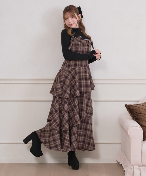 Gathered Bicolor Dress（ワンピース）｜Her lip to（ハーリップトゥー
