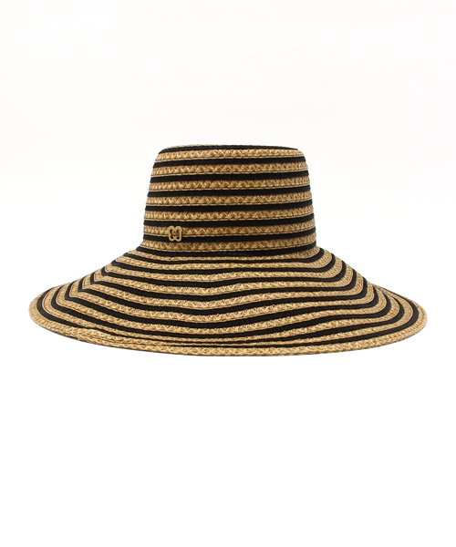 FIGARO Paris(フィガロパリ)の「ERIC JAVITS ストライプ HAT(ハット・レディース・ブラック系その他・FREE)」の5枚目の写真