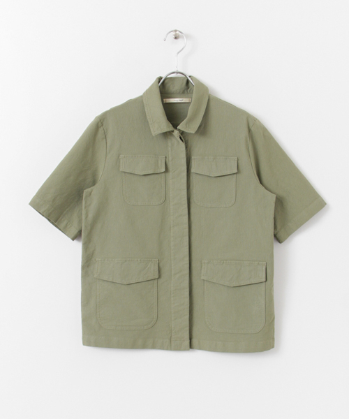 URBAN RESEARCH Sonny Label（アーバンリサーチサニーレーベル）の「Sonny Label  サファリシャツジャケット（シャツ/ブラウス・レディース・ベージュ/カーキ・FREE）」の4枚目の写真